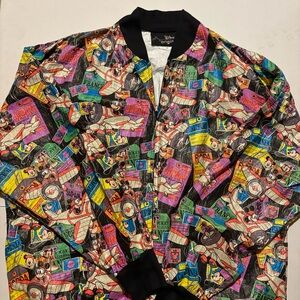 Vintage 90s Disney Originals Mickey Mouse
Cartoon Print Tyvek Jacket